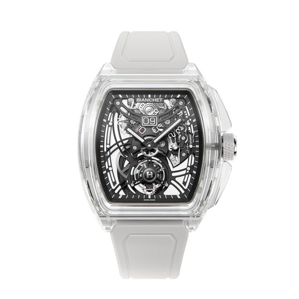Bianchet B 1.618 Flying Tourbillon Grande Date Sapphire White SWFTGD4 - 43 x 51mm