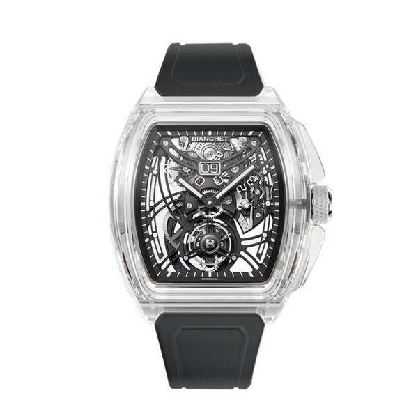 Bianchet B 1.618 Flying Tourbillon Grande Date Sapphire White SWFTGD4 - 43 x 51mm