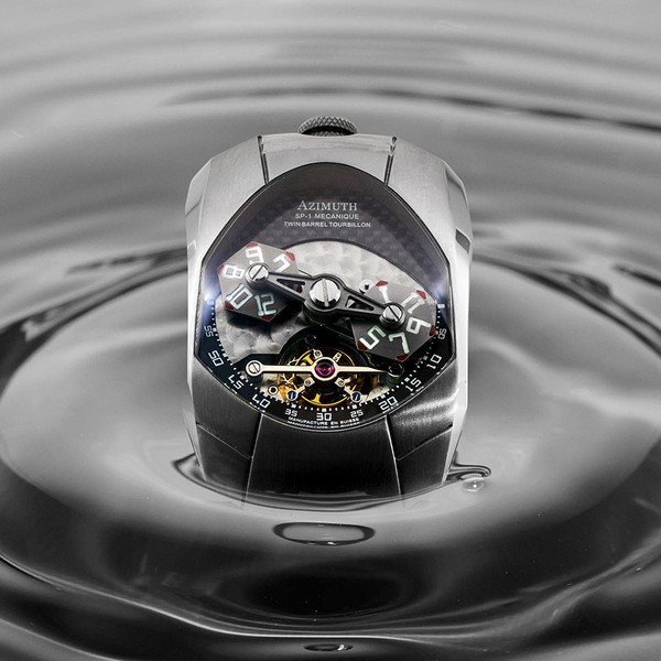 Azimuth Twin Barrel Tourbillon - 45 x 50 mm