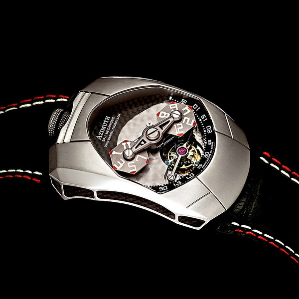 Azimuth Twin Barrel Tourbillon - 45 x 50 mm