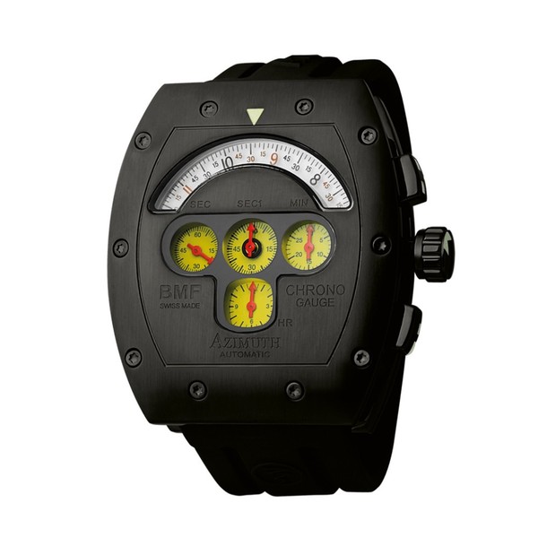 Azimuth Chrono-Gauge BMF PVD Yellow Dial - 43 x 50 mm