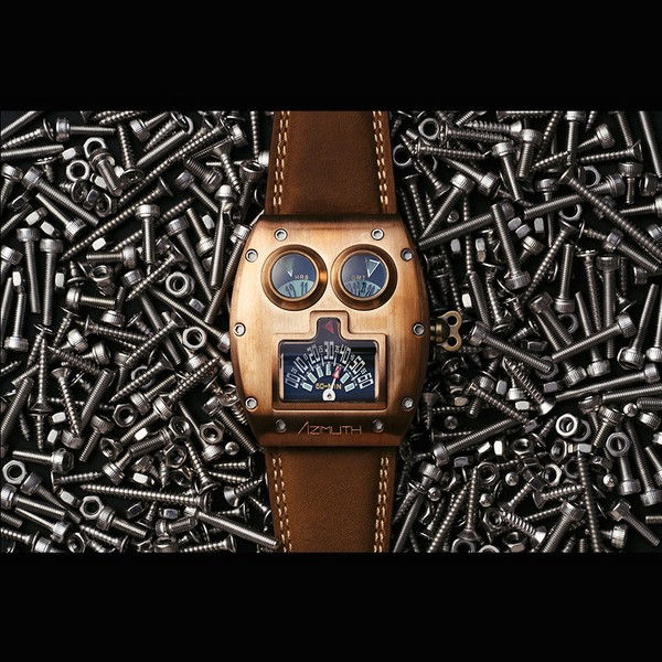 Azimuth Mr. Roboto Bronzo - 43 x 50 mm