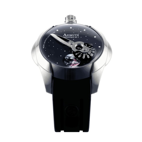 Azimuth Spaceship Earth Dial Stainless Steel - 45mm