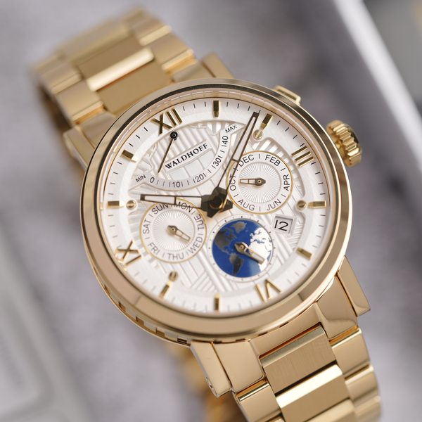 Waldhoff Multimatic II Imperial Gold 16E-Steel - 41mm