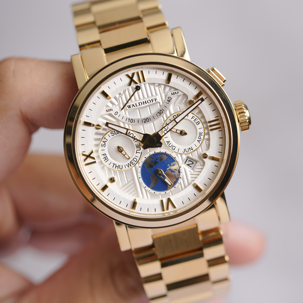 Waldhoff Multimatic II Imperial Gold 16E-Steel - 41mm