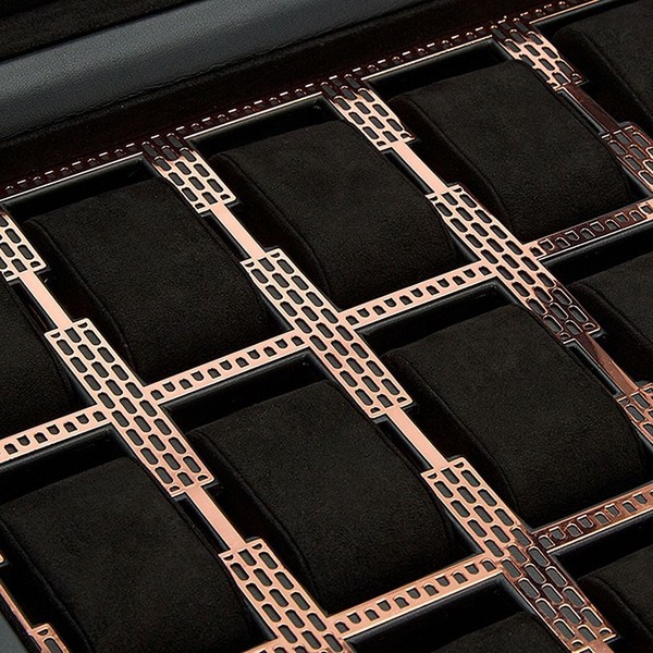Wolf Axis 15 Piece Watch Box Copper 488316