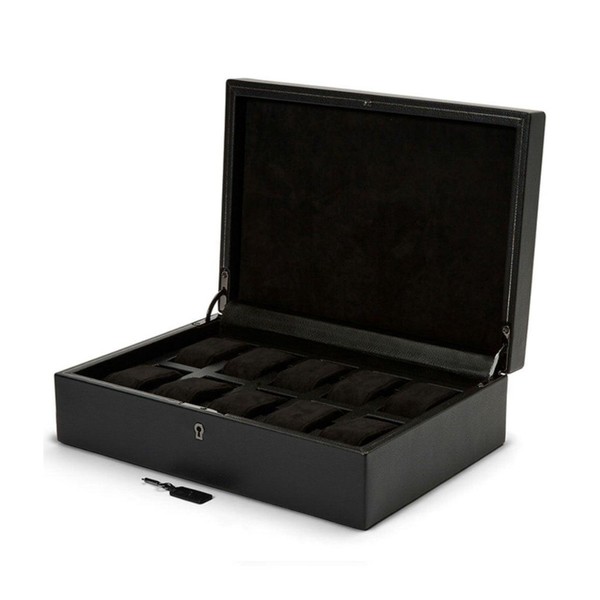 Wolf British Racing 10 Piece Watch Box Black 792702
