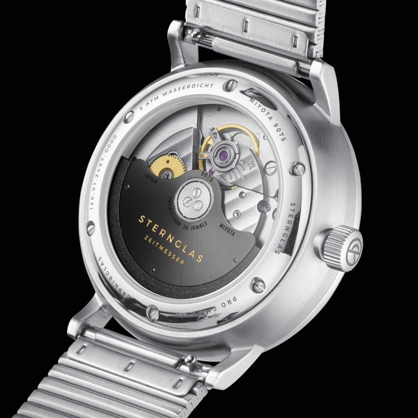 Sternglas Naos Pro GMT Automatik Silver S02-NG10-BR03 - 38mm