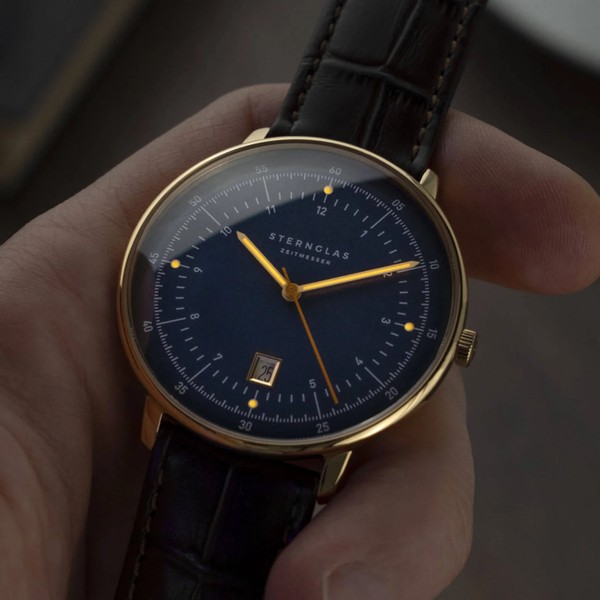 Sternglas Hamburg Dark Blue Gold S01-HH07-HE01 - 42mm