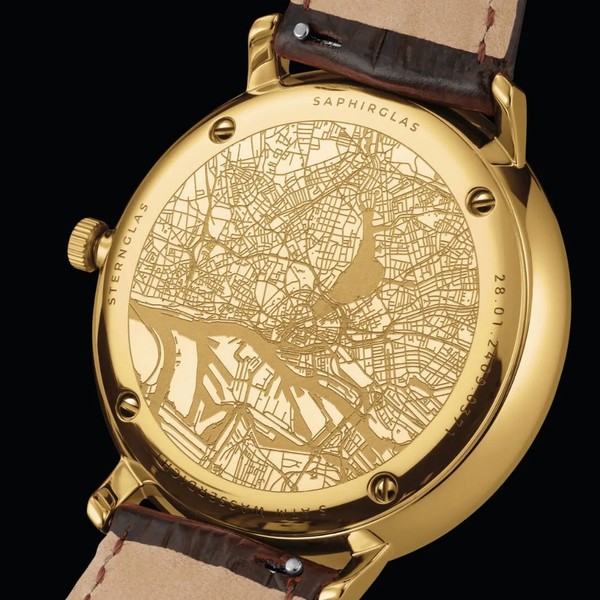 Sternglas Hamburg Dark Blue Gold S01-HH07-HE01 - 42mm