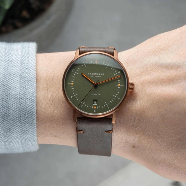 Sternglas Naos Automatik Dark Green Bronze S02-NA35-VI17 - 38mm