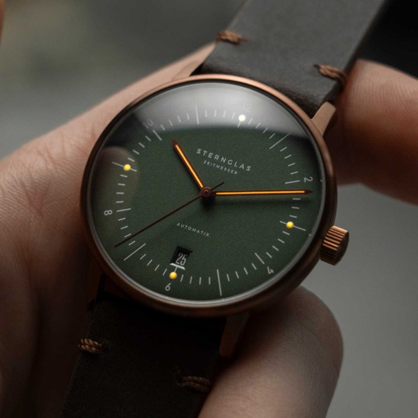 Sternglas Naos Automatik Dark Green Bronze S02-NA35-VI17 - 38mm