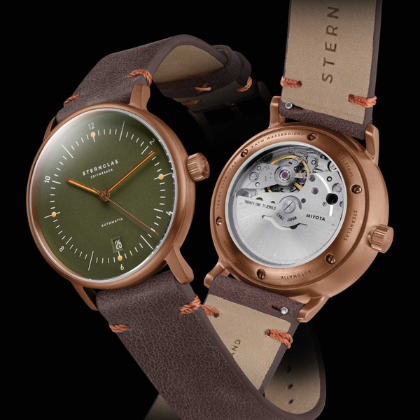 Sternglas Naos Automatik Dark Green Bronze S02-NA35-VI17 - 38mm