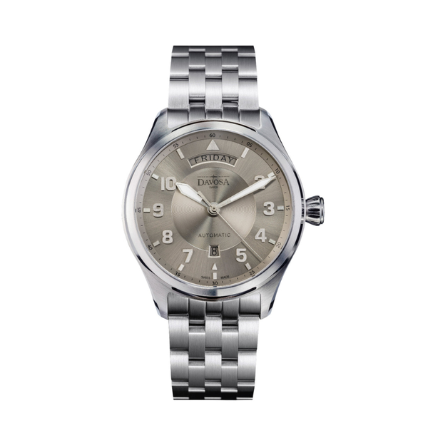 Davosa Newton Pilot Day-Date 161.585.10 - 44mm