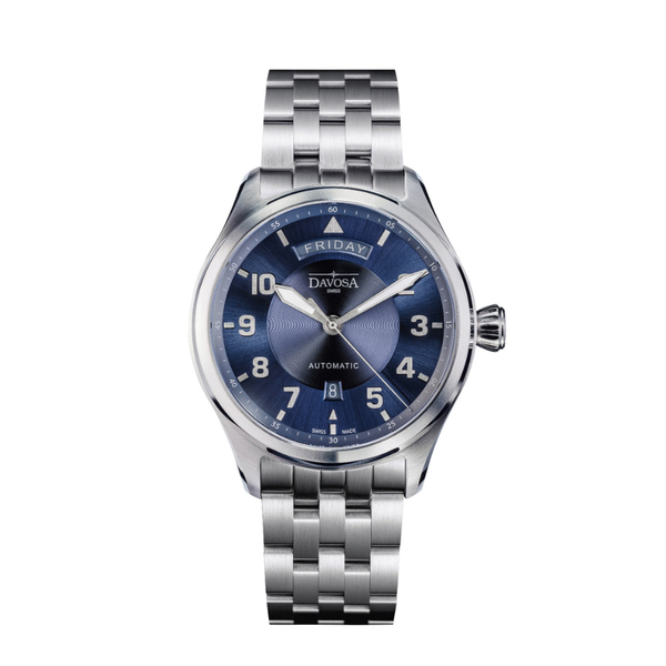 Davosa Newton Pilot Day-Date 161.585.40 - 44mm