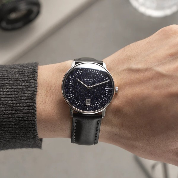 Sternglas Naos Edition Aventurine Dark Blue S01-NAN40-BR02 - 38mm