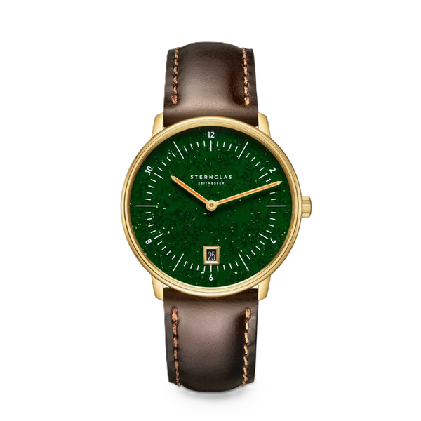 Sternglas Naos Edition Aventurine Dark Green S01-NAN41-BR01 - 38mm