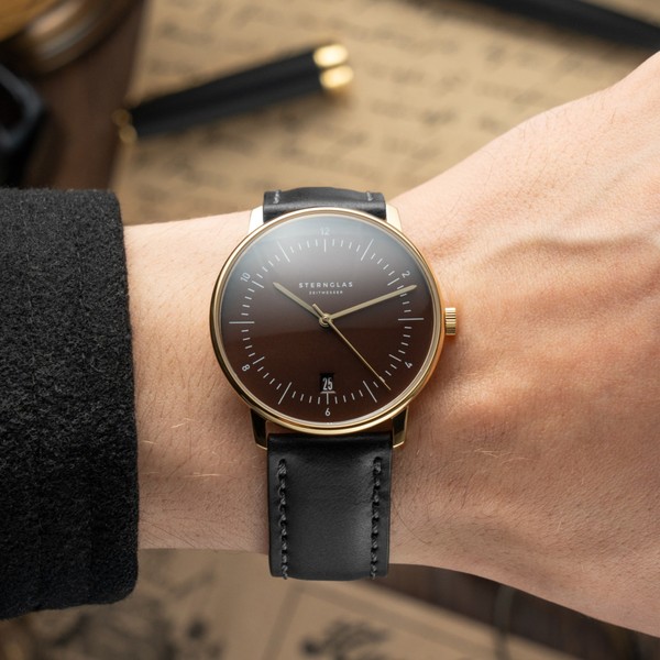 Sternglas Naos Edition Heritage Espresso S01-NAE21-BR04 - 38mm