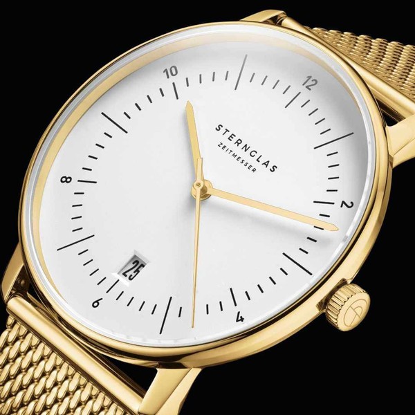 Sternglas Naos Edition Heritage White S01-NAE02-BR01 - 38mm