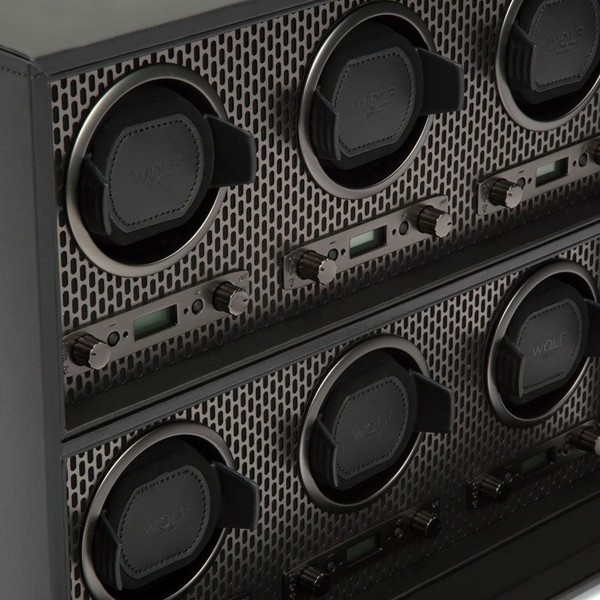 Wolf Axis 6 Piece Watch Winder Powder Coat 469603