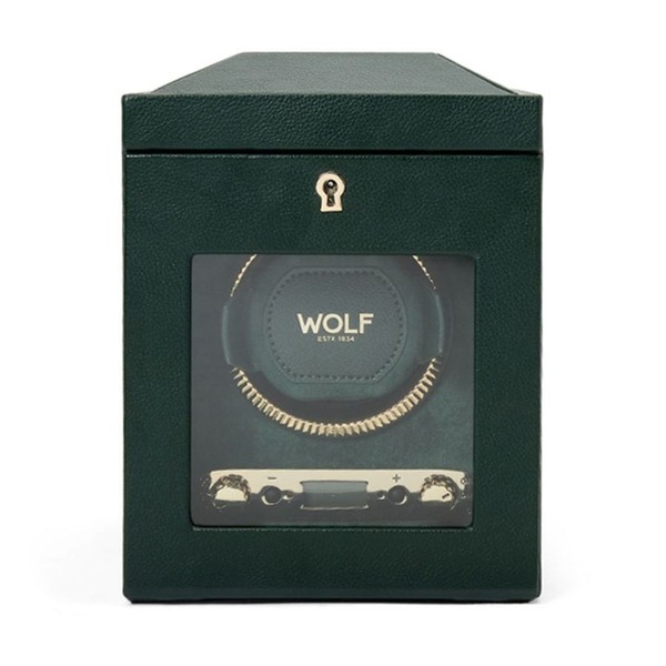 Wolf British Racing Single Watch Winder Green 793141