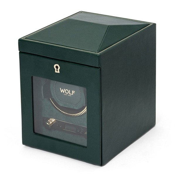 Wolf British Racing Single Watch Winder Green 793141