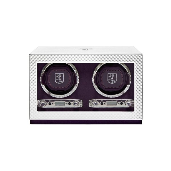 Wolf Silver Double Watch Winder 190004