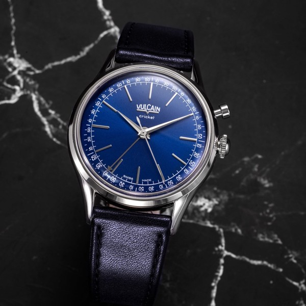 Vulcain Cricket President Blue 100273A30.BAC201 - 39 mm
