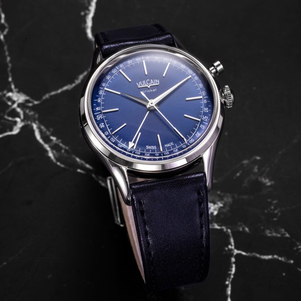 Vulcain Cricket President Blue 100273A30.BAC201 - 39 mm
