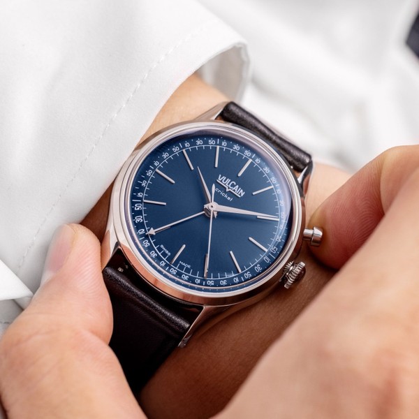 Vulcain Cricket President Blue 100273A30.BAC201 - 39 mm