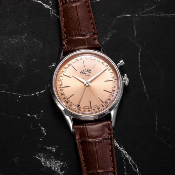 Vulcain Cricket President Pale Salmon 100273A80.BAL228 - 39mm