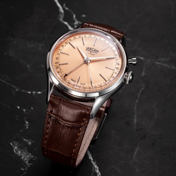 Vulcain Cricket President Pale Salmon 100273A80.BAL228 - 39mm
