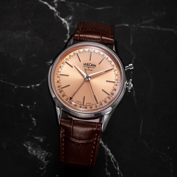 Vulcain Cricket President Pale Salmon 100273A80.BAL228 - 39mm
