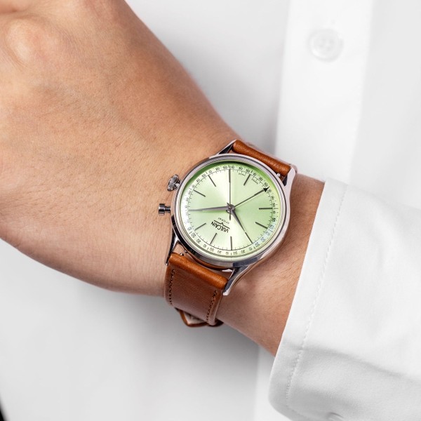 Vulcain Cricket President Pistachio Green 100273A90.BAC207 - 39mm