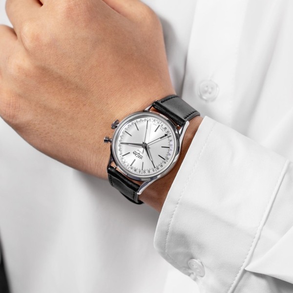 Vulcain Cricket President Silver 100273A20.BAC201 - 39mm