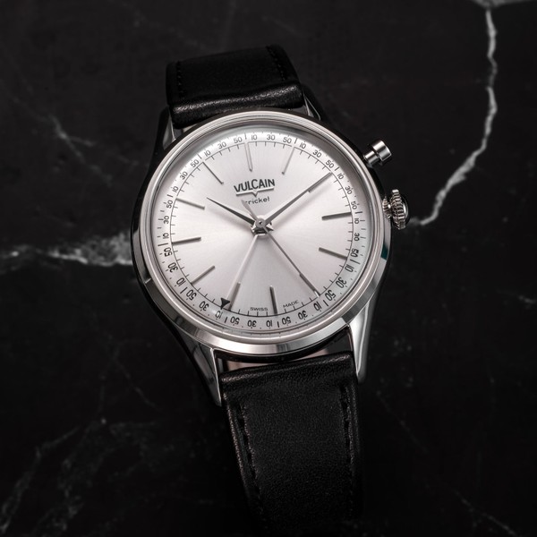 Vulcain Cricket President Silver 100273A20.BAC201 - 39mm
