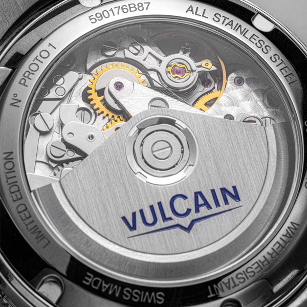 Vulcain Skindiver Chronograph Saumon 590176B87.BHM286 - 40mm