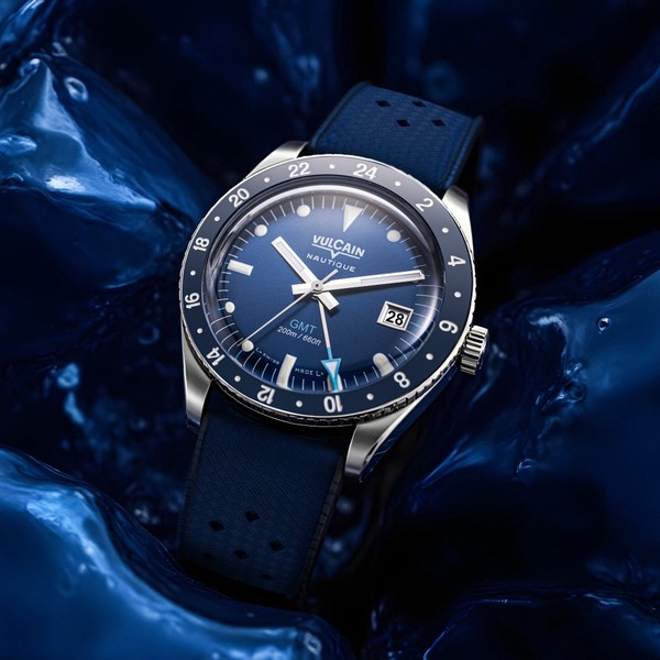 Vulcain Skindiver GMT Blue 680174B37.BAR254 - 38mm