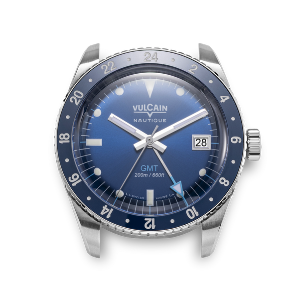 Vulcain Skindiver GMT Blue 680174B37.BAR254 - 38mm