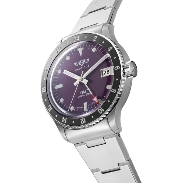 Vulcain Skindiver GMT Purple 680174A17.BHM286 - 38mm