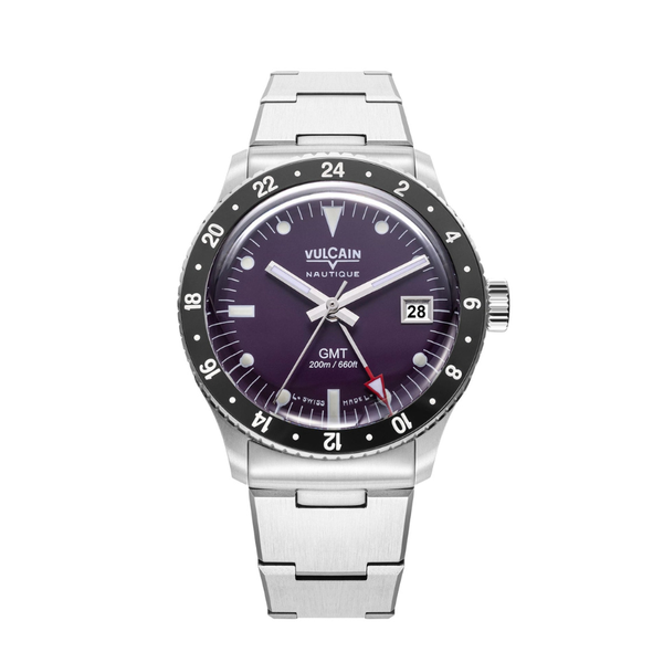 Vulcain Skindiver GMT Purple 680174A17.BHM286 - 38mm