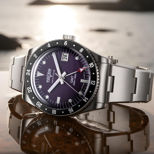 Vulcain Skindiver GMT Purple 680174A17.BHM286 - 38mm