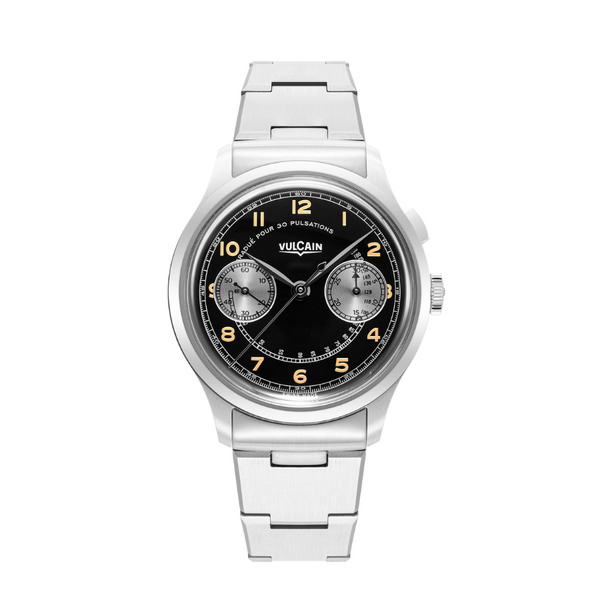 Vulcain Monopusher Heritage Black & White 650157A08.BHM288 - 39mm