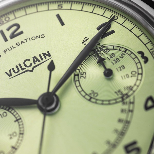Vulcain Monopusher Heritage Green 650167A98.BAC207 - 39mm