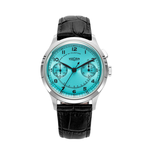 Vulcain Monopusher Heritage Turquoise 650167A38.BAL248 - 39mm