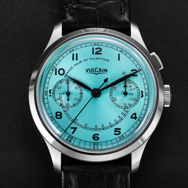 Vulcain Monopusher Heritage Turquoise 650167A38.BAL248 - 39mm