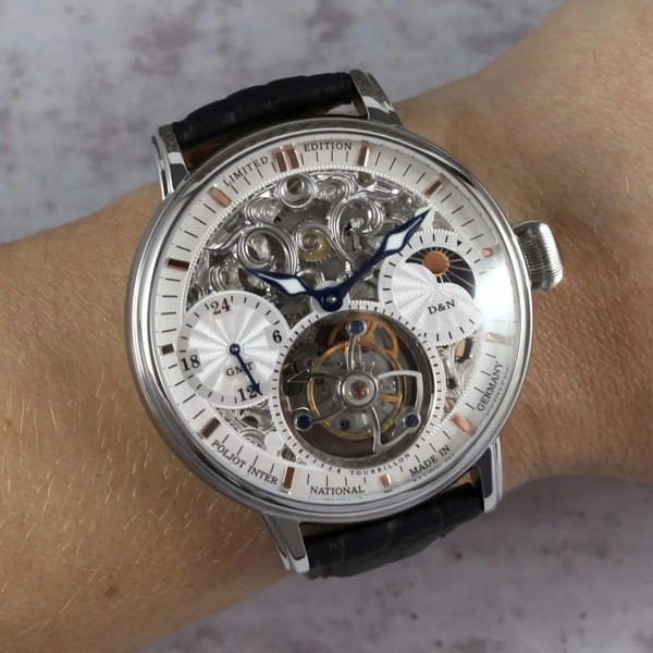 Poljot International Tourbillon Skeleton 3360.T04R - 43mm