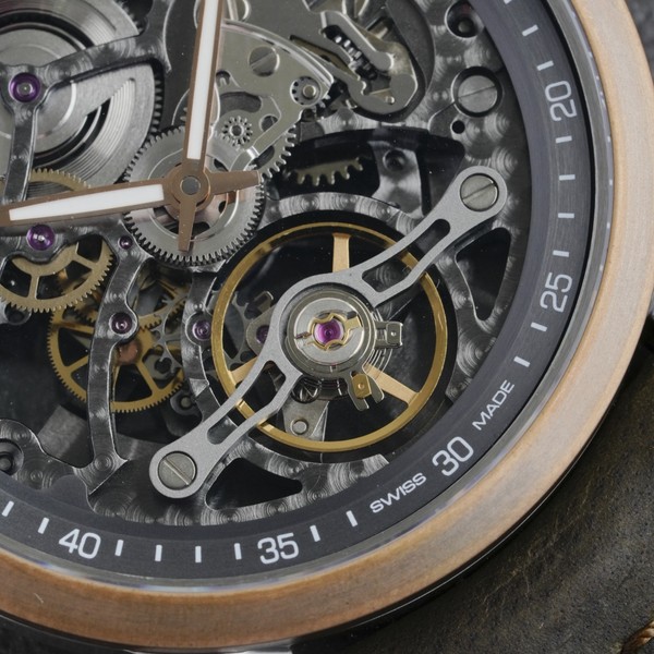 Raymond Weil Freelancer Calibre RW1212 Skeleton Automatic Bronze Watch 2785-SBC-60000 - 42mm