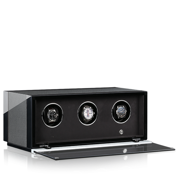 Chronovision Uhrenbeweger Ambiance III Black High Gloss Carbon Lacquer 70050-150.17.11