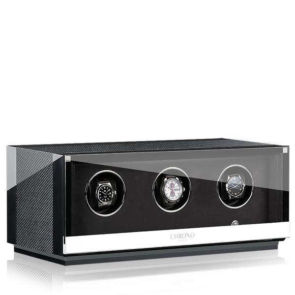 Chronovision Uhrenbeweger Ambiance III Black High Gloss Carbon Lacquer 70050-150.17.11